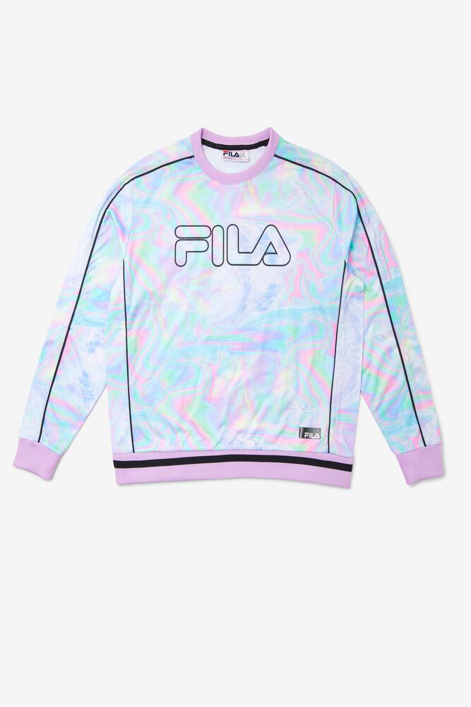 Fila Sweatshirt Mens Pink - Ridge Crew - Philippines 1437980-VJ